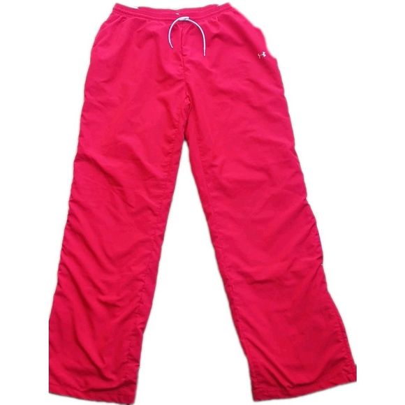 Under Armour Unstoppable Windbreaker Pants Mens Large Red - Picture 1 of 7